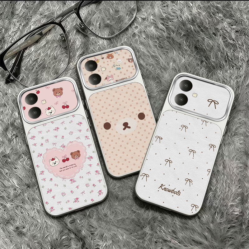 เหมาะสําหรับเคสโทรศัพท์ infinix SMART 20 ดีไซน์ใหม่รักหมีโบว์กันกระแทก soft Case TPDT20