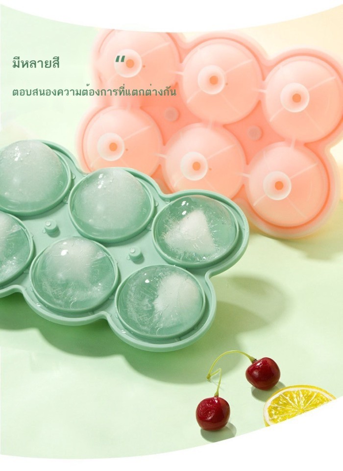 วิสกี้บาร์เทนเดอร์ขนาดใหญ่บอลถาดน้ําแข็งอาหารเกรดซิลิโคนแม่พิมพ์ก้อนน้ําแข็งมาพร้อมกับช่องทางที่วางจําหน่ายง่ายแม่พิมพ์ครัวเรือน