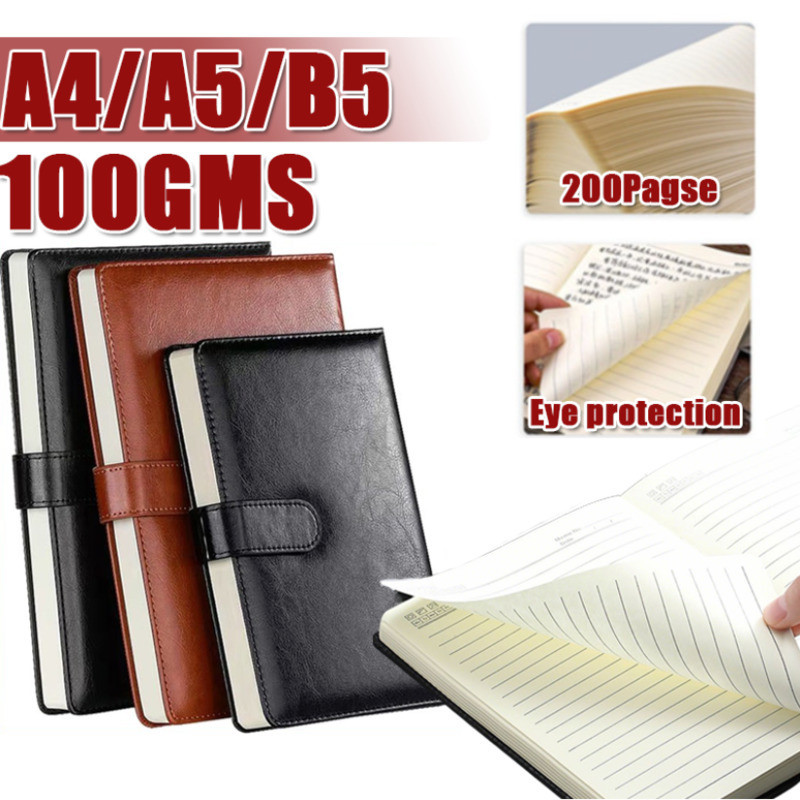 A5/A4 /B5 โน้ตบุ๊ค Thicken 100GMS กระดาษ Planner น้ําหนัง Journal ไดอารี่หนังสือทํางานหมายเหตุหนังสือสําหรับโรงเรียนทุกวันอุปกรณ์สํานักงาน