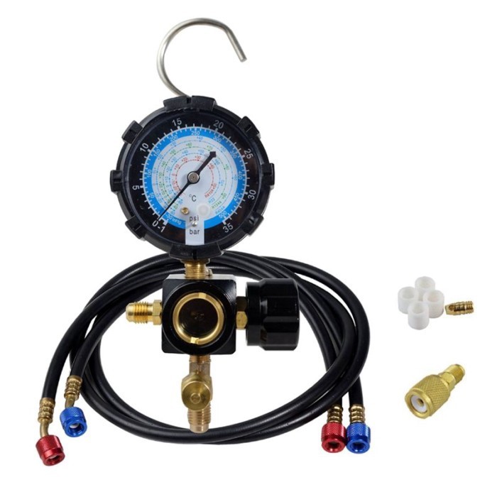 Authentic Air Conditioner Refrigerant Pressure Gauge For R410A 134A R22 R404A A/C Diagnostic Refrig