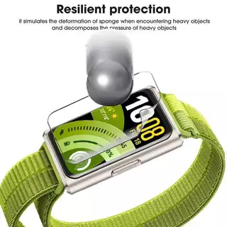 แผ่นกระจกแบบ 9D / ฟิล์มนิ่ม for Smartwatch Huawei Band 11 11 Pro/Huawei Band 10 9 8/Huawei Band NFC อุปกรณ์ป้องกันหน้าจอ