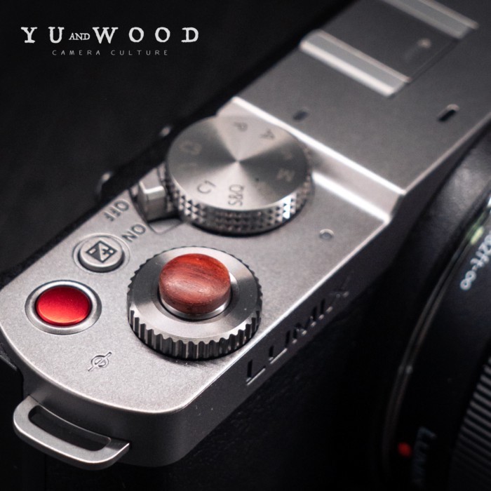 YUWOOD Solid Wood 9mm Paste Shutter Button Handmade เหมาะสําหรับ Panasonic S9 Fuji Xs20, ฯลฯ