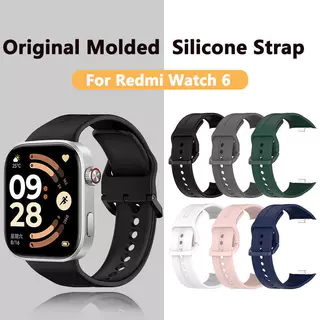 【สาย+เคส】สำหรับ Redmi Watch 6 สายยางกีฬาหน้าจอป้องกันกรณีคอมพิวเตอร์,สร้อยข้อมือ SmartWatch สำหรับ Redmi Watch 6