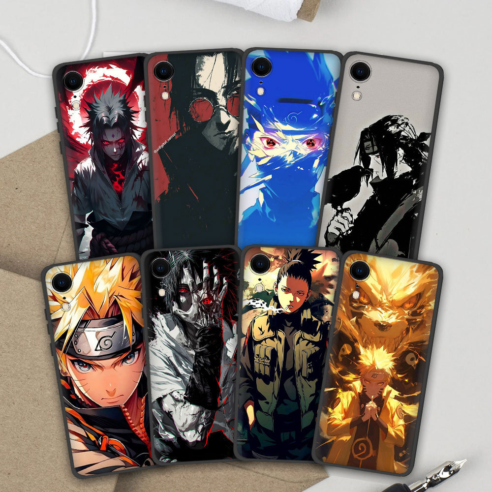 ซิลิโคนนุ่มเคสโทรศัพท์สําหรับ Xiaomi Poco X3 X3Pro X3NFC F4 X4 GT X4 Pro 5L52 Naruto แฟชั่นสีดํา Sof