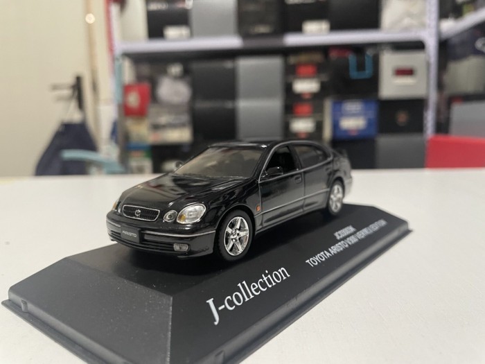 1: 43 JC Jingshang TOYOTA TOYOTA ARISTO V300 VERTEX JZS161 รถรุ่นสีดํา