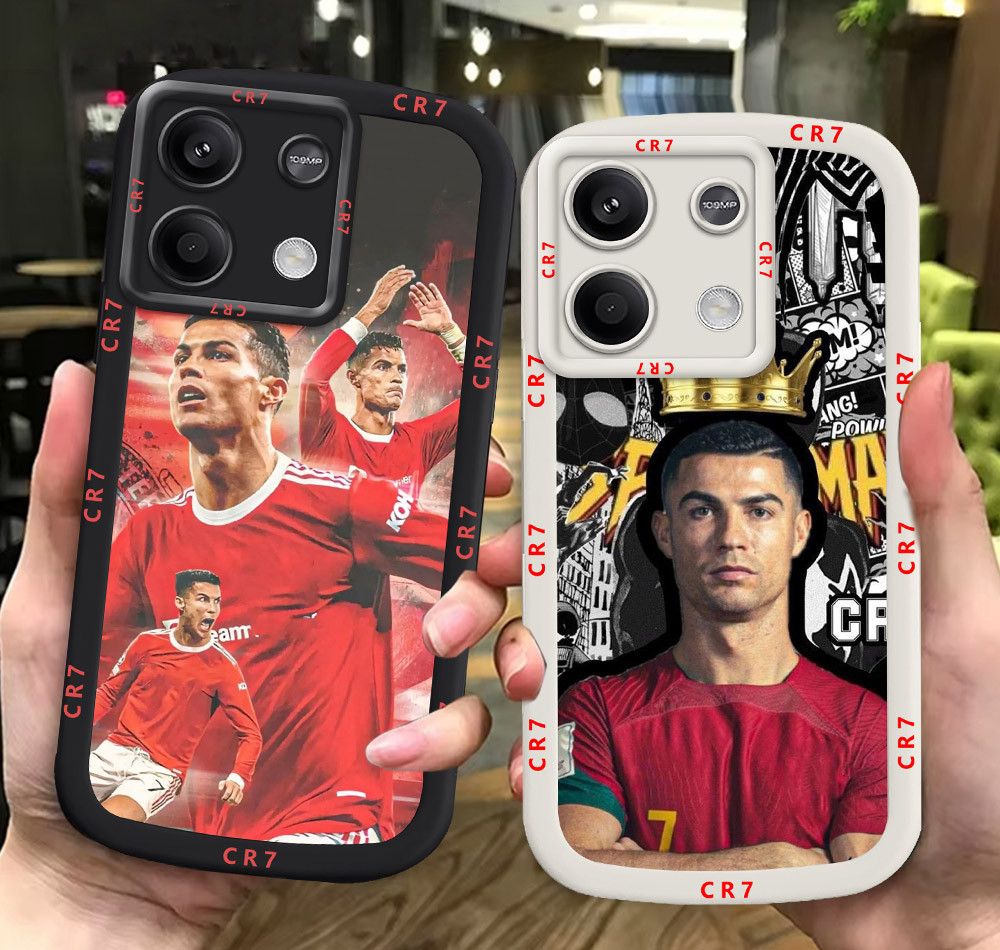 G63 Rona_ldo ขาวดำเคสโทรศัพท์หรับ Xiaomi Redmi Note A1 13 13C A2 5G ปก