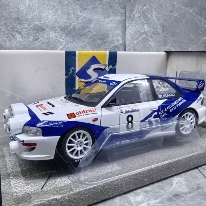 SOLIDO 1/18 SOLIDO IMPREZA S5 WRC 99 2000 #8 โมเดลรถแข่ง