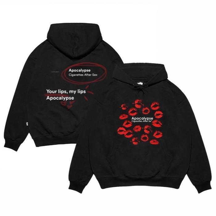 เสื้อฮู้ดแบบสวม Unisex Apocalypse Black Fleece Premium - สีดํา apocalypse, M