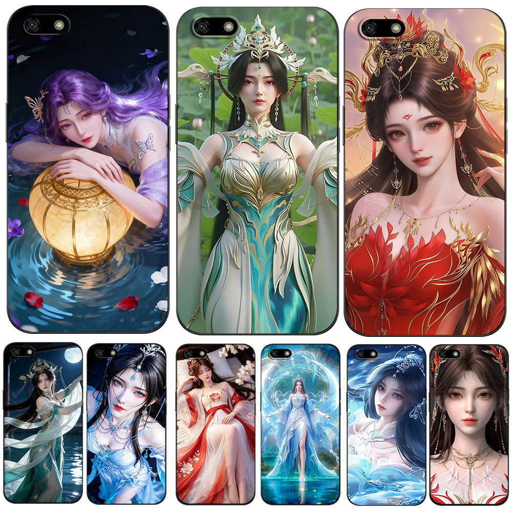 สําหรับ Huawei Y5 Prime Lite 2018 กรณี 5.45 นิ้วซิลิคอนโทรศัพท์ปกหลังสีดํา Tpu พระเจ้า F1 dollar rac