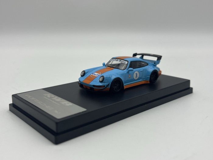 WU MODEL 1/64 PORSCHE Wide Body PORSCHE 964 RWB โมเดลรถอัลลอย