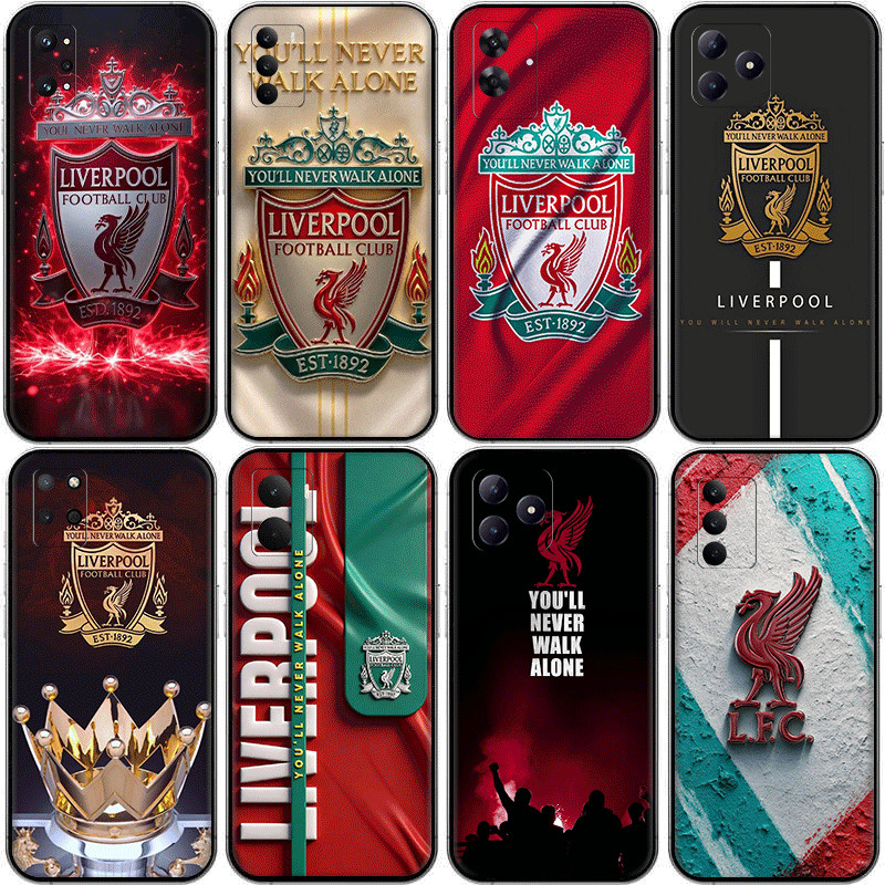 สําหรับRealme 8S 8i 9i 9 10 Pro Plus 12Xความเข้ากันได้TPUเคสโทรศัพท์Soft Caseฝาครอบป้องกันฟุตบอลClub