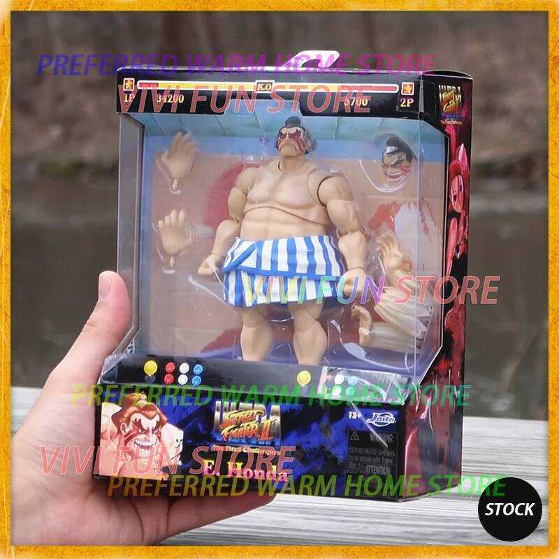 C In Stock Originate JADA TOYS SKUMA Gouki Balrog E.Honda Edmond Honda Cammy White Movable Model Ga