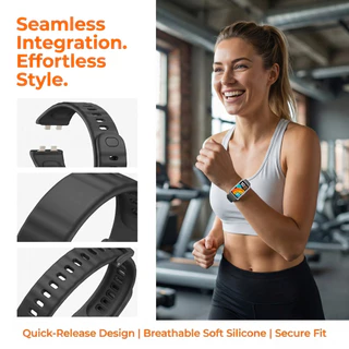 สายรัดกีฬาซิลิโคนอ่อน for Smartwatch Huawei Band 11/ Huawei Band 11 Pro สายพานยางปรับได้สายพานสร้อยข้อมืออุปกรณ์เสริม