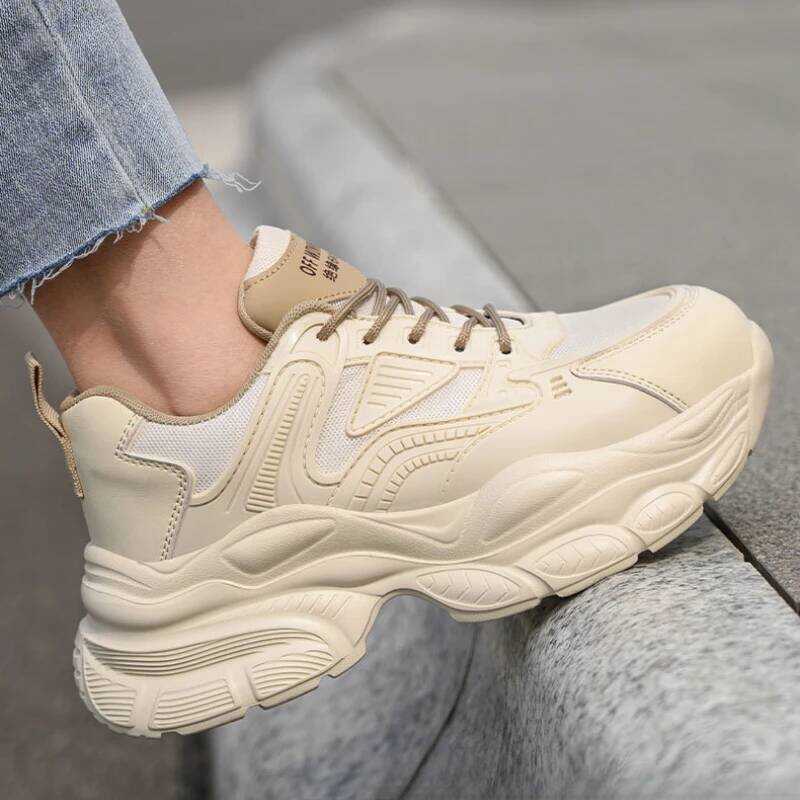 C Female Industrial Steel Toe Safety Shoes Woman Breathable Work Shoes Lightweight Sne Fashion Spri