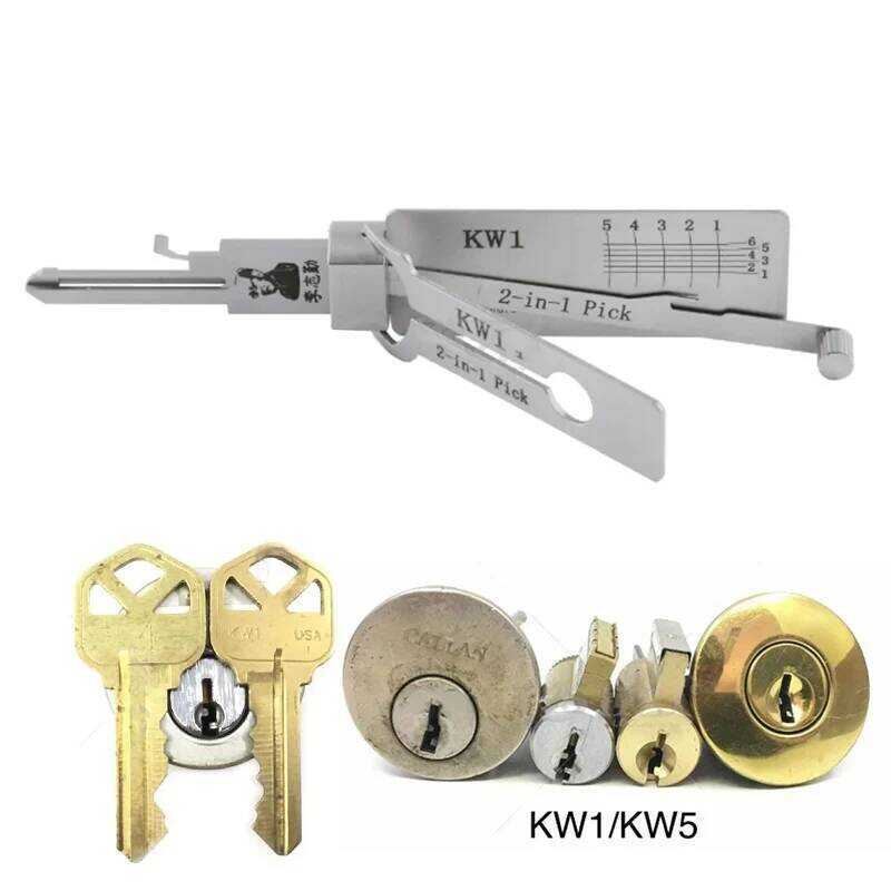 C Kw1 And Kw5 Lishi Pick Tool For Kwikest 5Pin Or 6 Pin Lock Pick Tool Locmhtis Tool Special For Ho