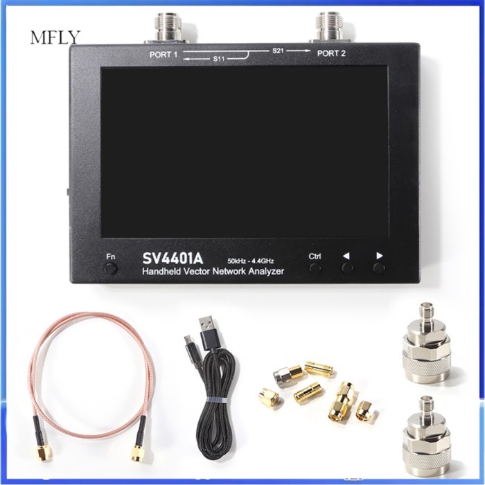 SV4401A Vector Network Analyzer 50KHz~4.4GHz with 7-Inch Touch Screen Antenna Analyzer Upgrade of