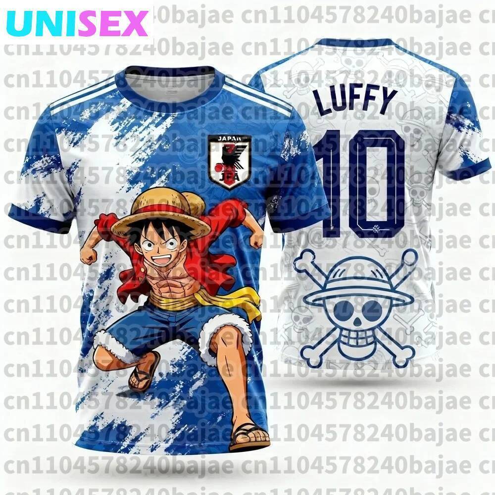 2026 Japan One Piece Luffy Football Jersey Men T-shirt Football Special Jersey Quick-Drying Sweatshirt