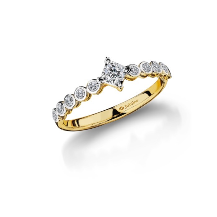 Jubilee Diamond แหวนเพชร Star Shine Diamond Line Ring เพชรแท้