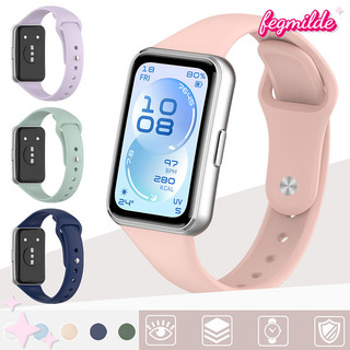 สายยาง for Smartwatch Huawei Band 11 11 Pro/Huawei Band 10 9 8 NFC สายรัดข้อมือสายรัดข้อมือซิลิโคนอ่อนนุ่ม