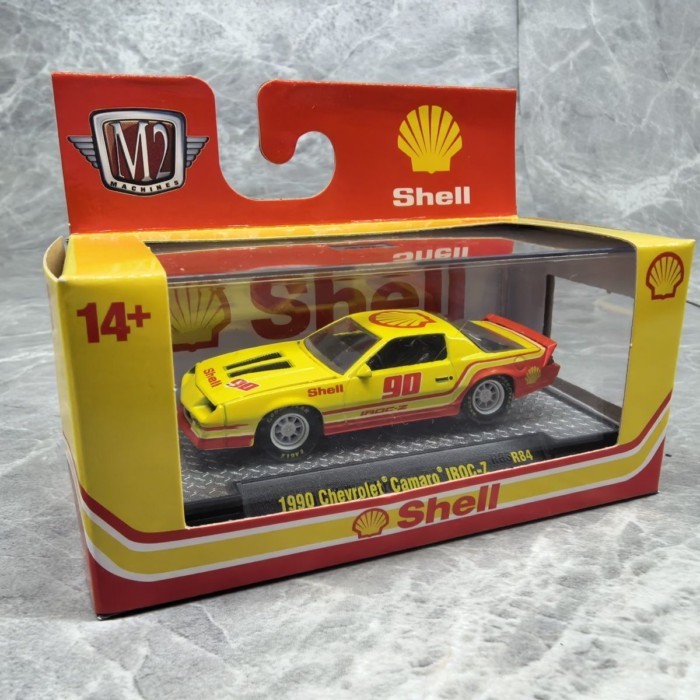 M2 1/64 1990 Chevrolet Camaro IROC-Z โมเดลรถอัลลอย