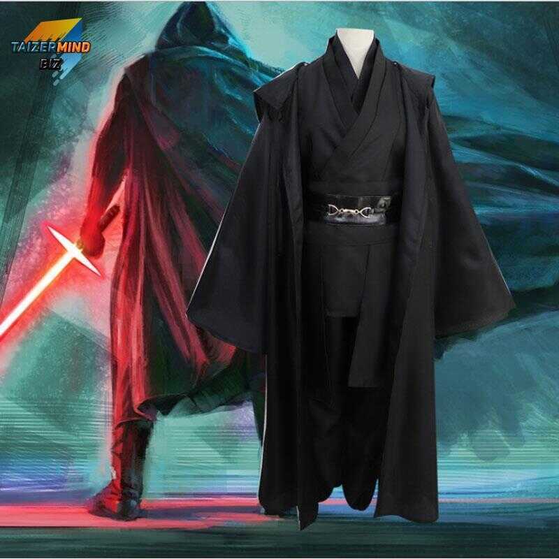 C [Shop With Confidence] Halloween Cosplay Male Star Wars Anakin Skywalker Jedi Knight Robe Male Je