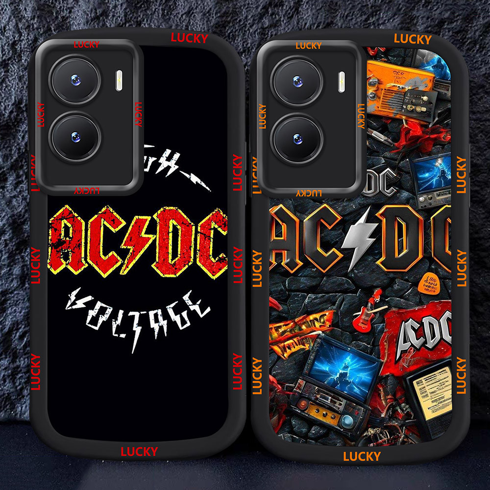 อ่อนนุ่มเคสโทรศัพท์หรับ VIVO Y01A Y01 Y15S Y15A Y16 Y56 5G M57 ACDC Band