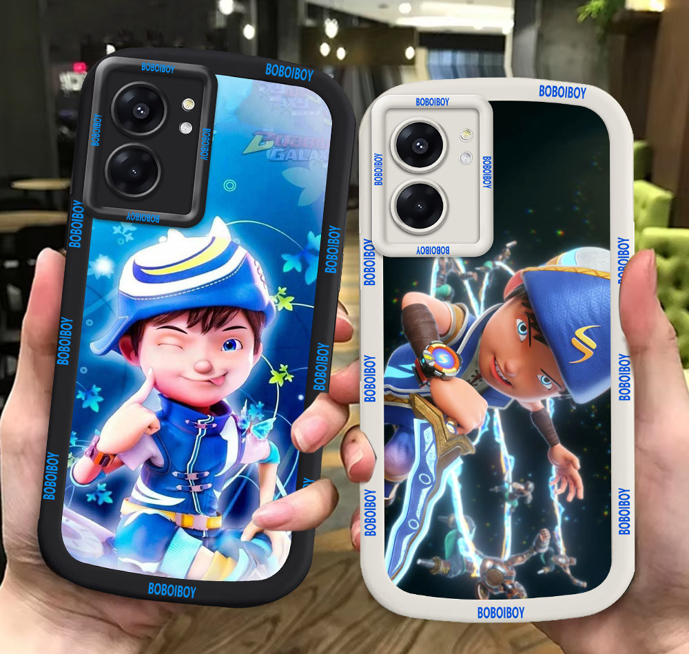 G69 BoBoiBoy ขาวดำเคสโทรศัพท์หรับ OPPO A77 A57E A57S A77S A57 2022 ปก