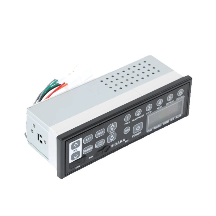1pc M200 Excavator Radio 24V Wide Voltage Support AM FM USB AUX-IN Bluetooth Function For Hitachi F