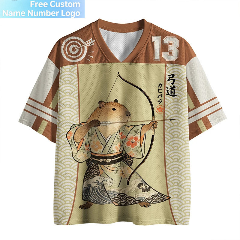 2026ใหม่กีฬาแขนสั้นเสื้อย์,คอวีแขนสั้นย์,กีฬาแฟชั่น3งพิมพ์แห้งเร็วสนุกตาข่ายย์