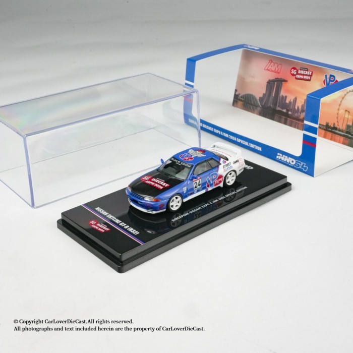 INNO 1: 64 Nissan SKYLINE SKYLINE GTR R32 2024 Singapore Alloy Car Model