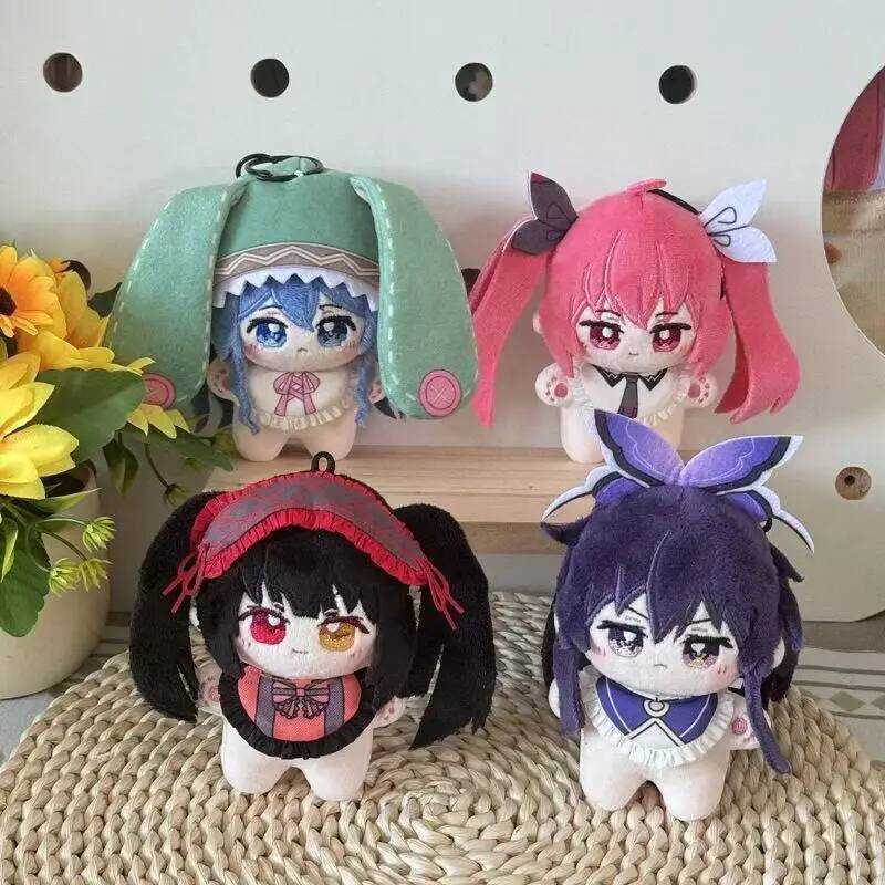 C Date A Live Yoshino Kurumi Tokisaki Kotori Itsuka Cute Figure Plush Stuffed Cotton Doll Backpack