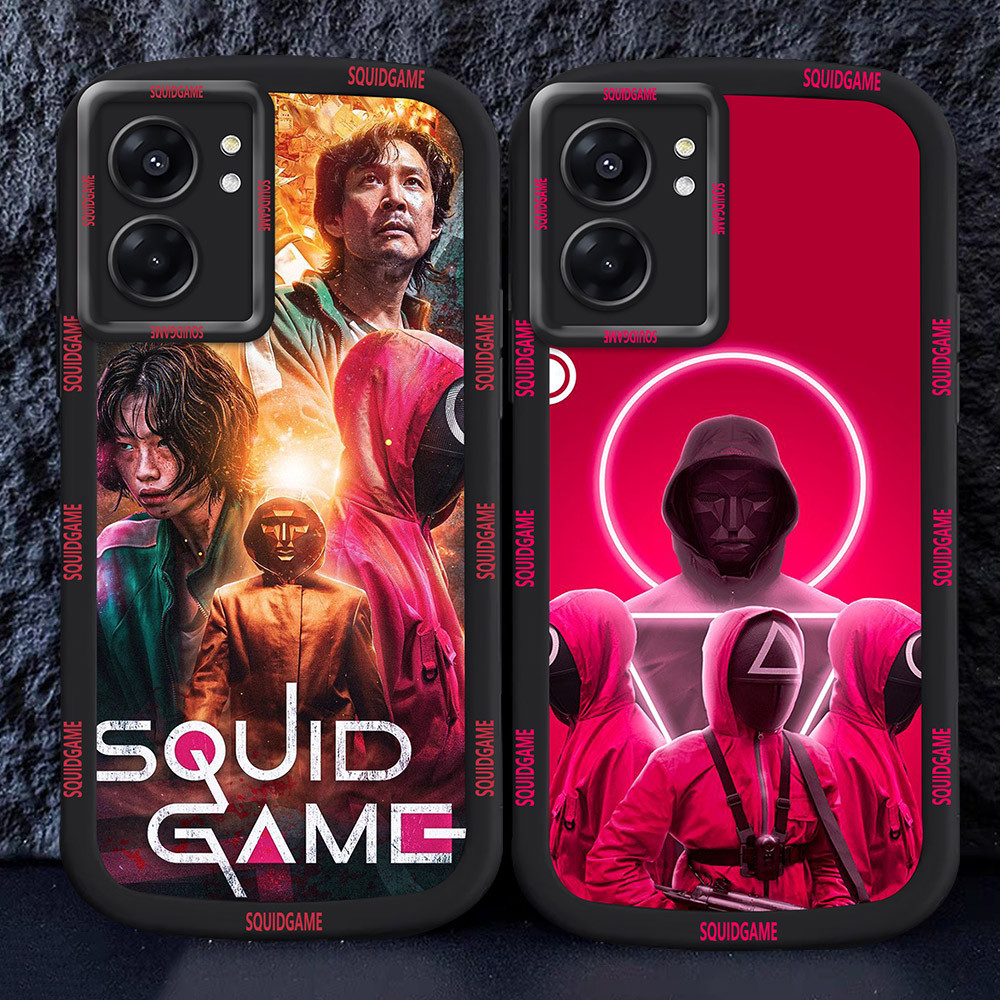 อ่อนนุ่มเคสโทรศัพท์หรับ OPPO A77 A57S A57E A57 A77S 2022 M30 Squid Game