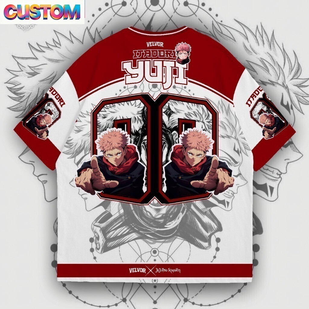 เสื้อส่วนบุคคล PREMIUM OVERSIZE ANIME JERSEY JUJUTSU KAISEN 00 SERIES NUMBER JERSEY FULL JERSEY