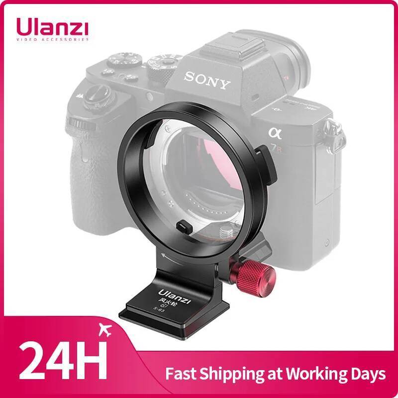 Ulanzi S-63 Arca หมุนได้แนวนอน-To-แนวตั้ง Mount Plate Kit สําหรับ Sony A7 III/A7R V/A7 IV/A7S III/A7