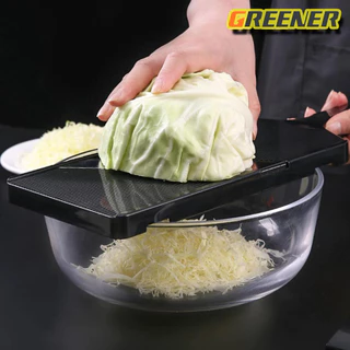 Greener 【การจัดส่งจากประเทศไทย】ที่ขูดกะหล่ำปลีญี่ปุ่นเศษสลัดหั่นสิ่งประดิษฐ์รอบกะหล่ำปลีกะหล่ำปลีม่วงรอบเครื่องไสพิเศษ