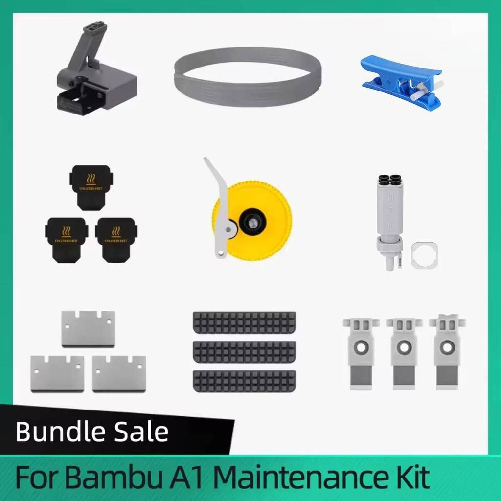 สําหรับBambu A1 ชุดบํารุงรักษาซิลิโคนถุงเท้าสําหรับHotendสําหรับBambu Lab A1 เครื่องตัดเส้นใยBambu A