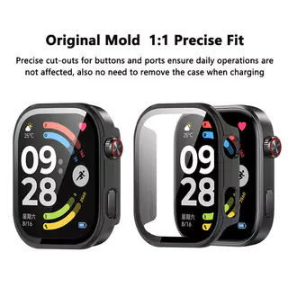 【สาย+เคส】สำหรับ Redmi Watch 6 สายยางกีฬาหน้าจอป้องกันกรณีคอมพิวเตอร์,สร้อยข้อมือ SmartWatch สำหรับ Redmi Watch 6