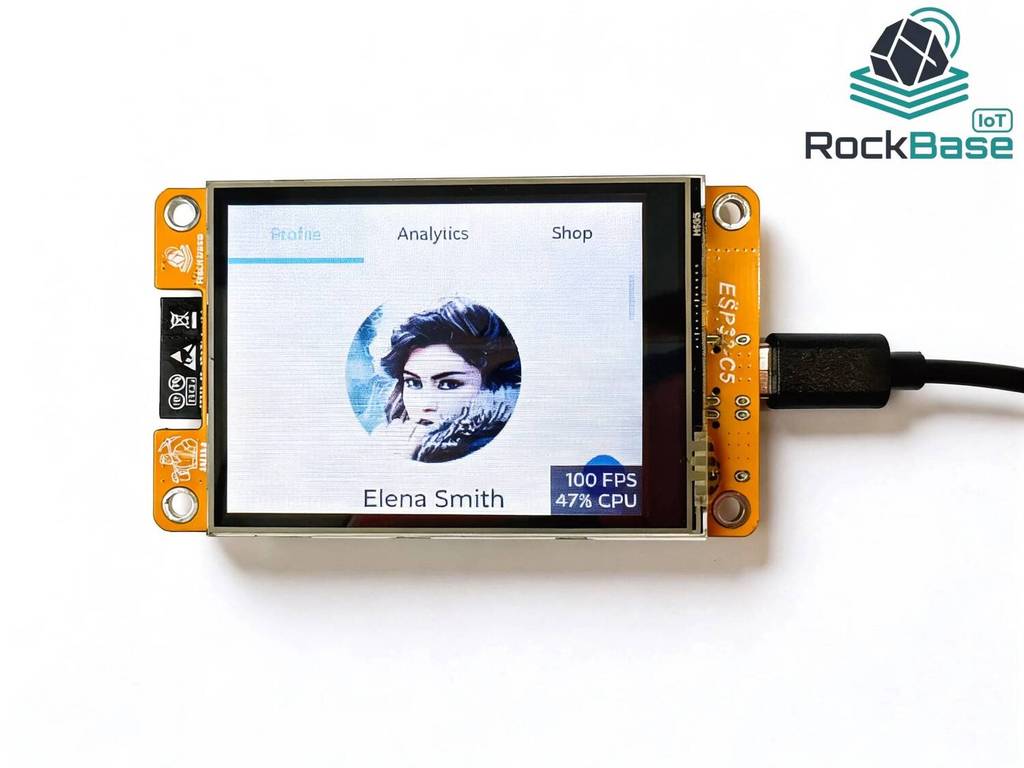 ESP32-C5 โมดูลอย่างเป็นทางการ 2.8 นิ้วหน้าจอสัมผัส NM-CYD-C5 16MB แฟลช 8MB PSRAM WiFi 6 5G Band ZigB