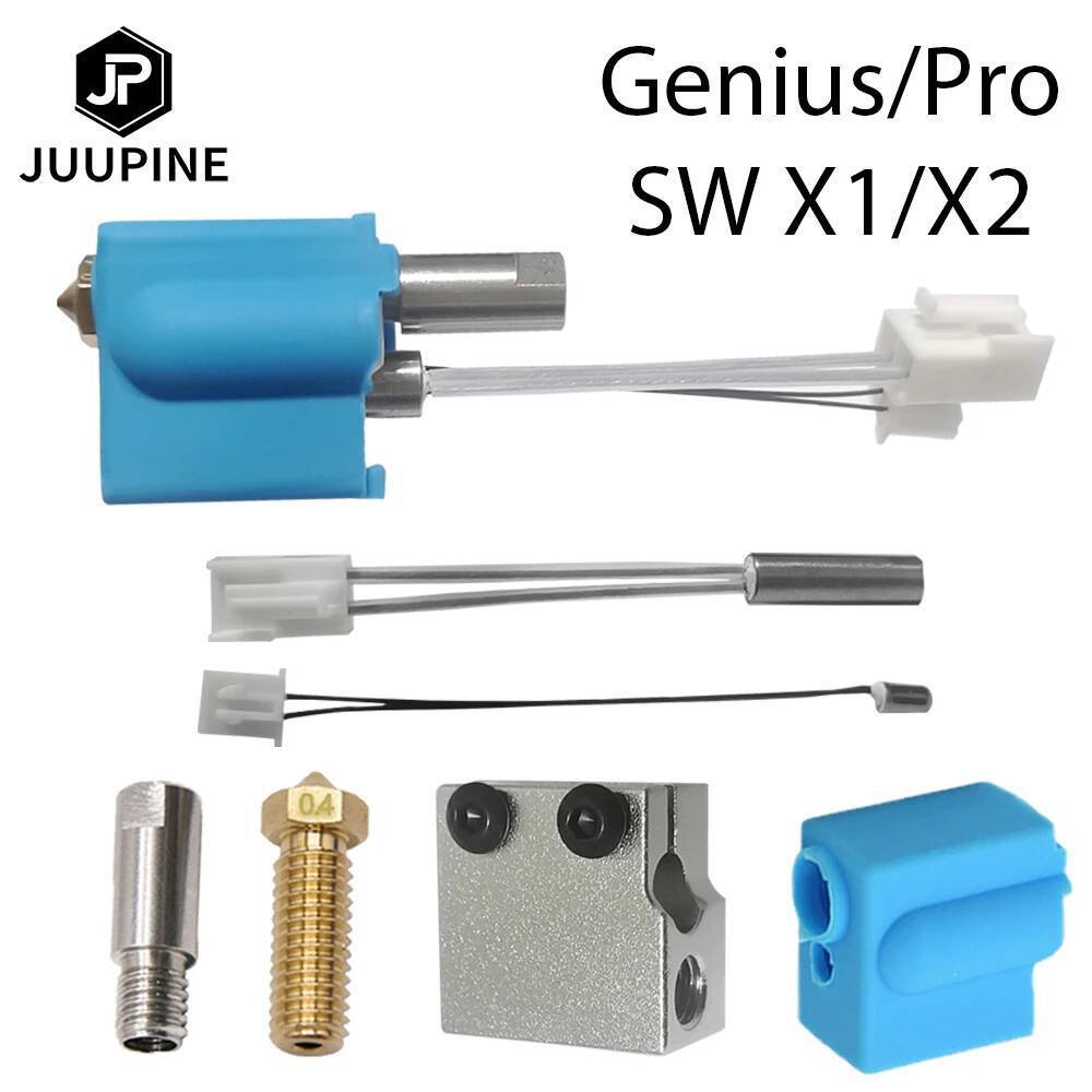 สําหรับ Artillery Sidewinder X1/X2 Genius Kit Hotend NTC100K Thermistor ความร้อนหลอดความร้อนบล็อกคอ 