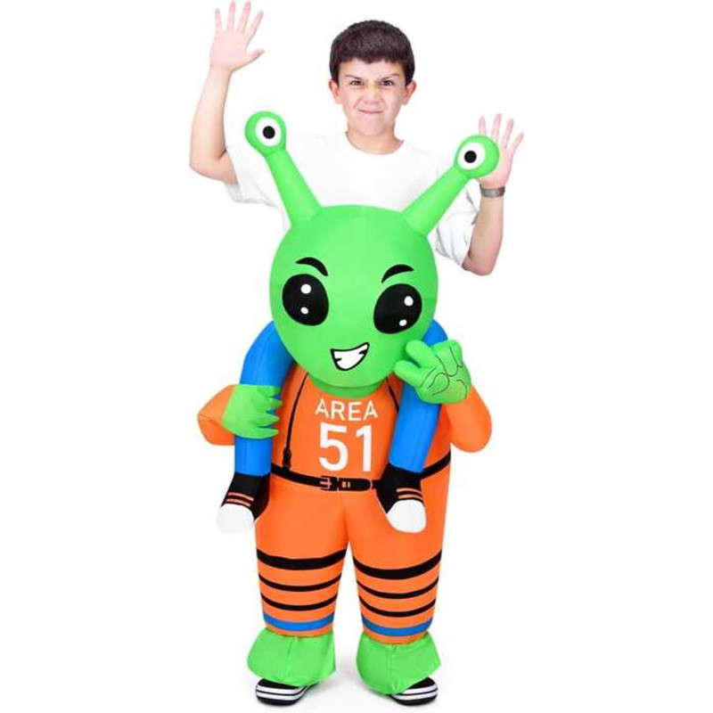 C Alien Costume Kids, Inflatable Alien Costume For Kids, Halloween Parties Cosplay Inflatable Costu