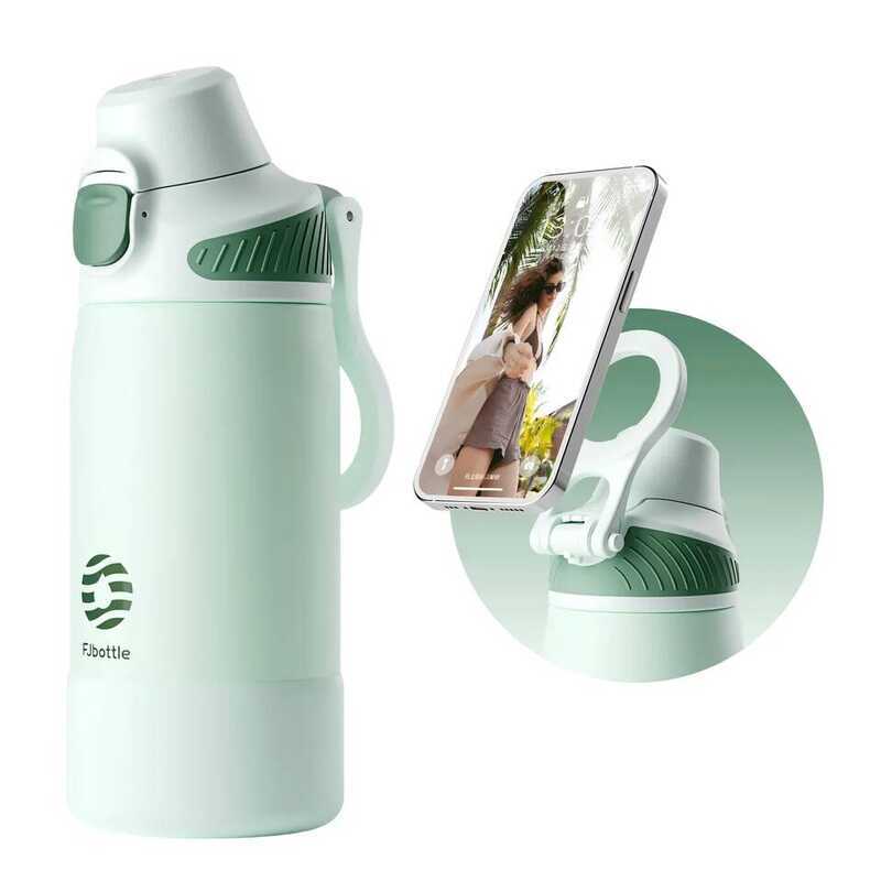 C Fjbottle Magnetic Thermal Water Bottle Leakproof Portable Thermo Bottle For Sports Travel Camping