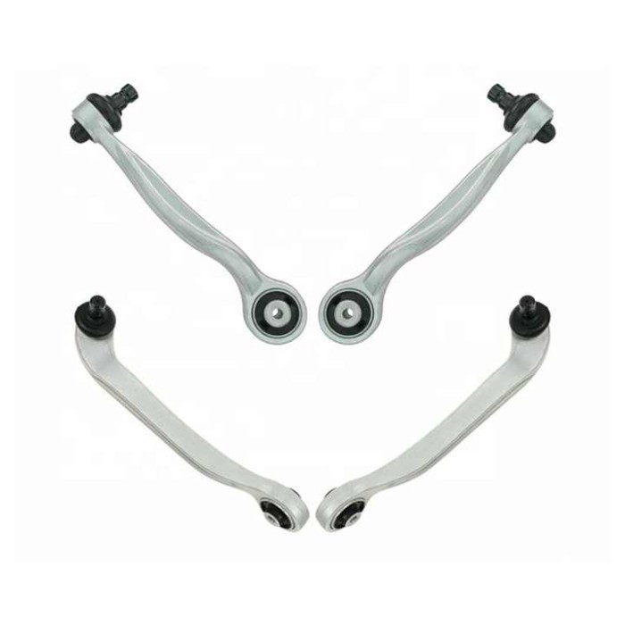 4PCS Front Upper Control Arm Kit For Audi A6 C6 A6L 4F2 4FH 4F5 S8 A8 D3 4E0407505 4E0407506 4E0407