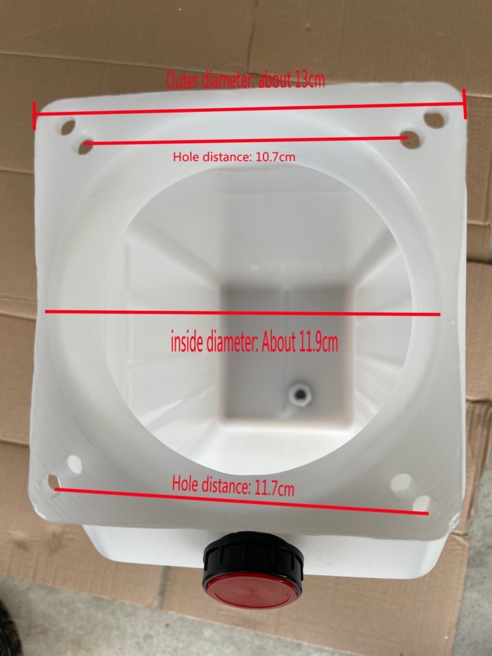 1pc Lift Oil Pot Car Lift Hydraulic Oil Barrel For Yuanzheng Xuda Up Lift Pump Hydraulic Plastic Oi