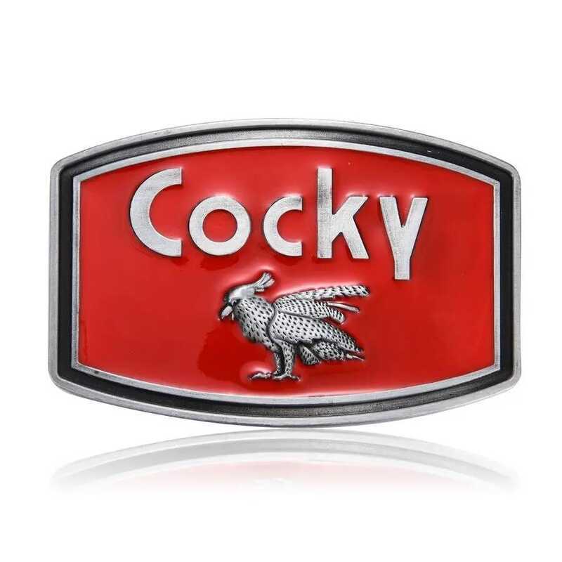 C Belt Buckle Animal Rooster Belt Buckles Men Women Rectangle Western Booths Cocky Cowboy Belt Buck