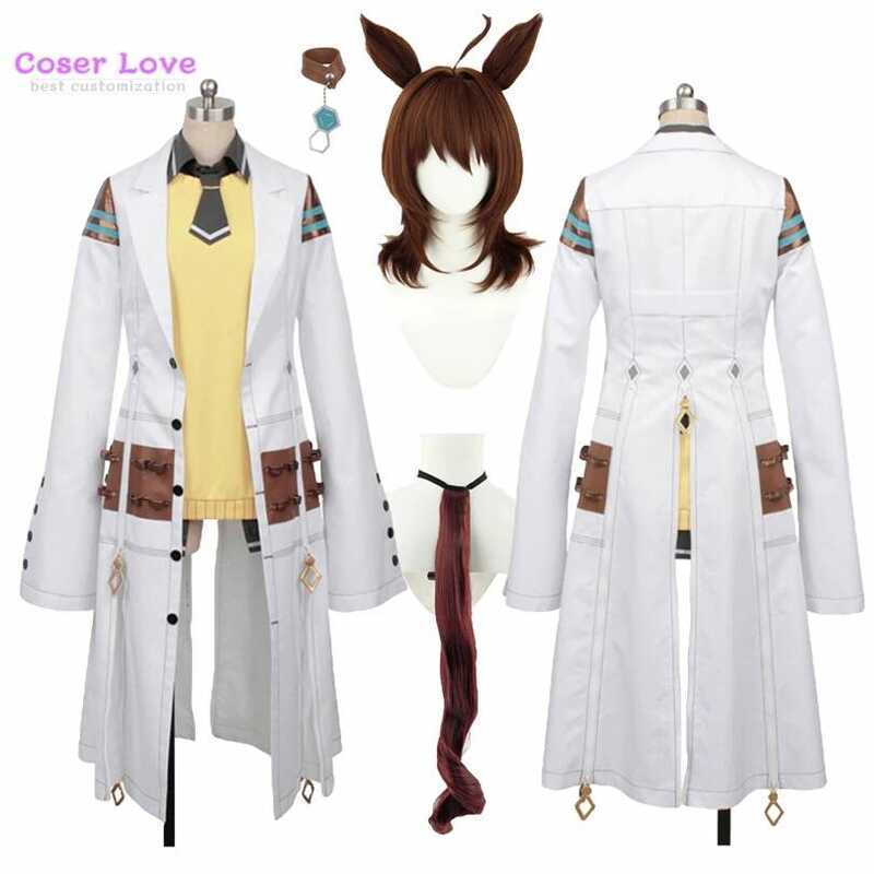 C Anime Uma Musume Pretty Derby Agnes Cosplay Costume Tachyon Tach-Nology Uniform Anime Convention