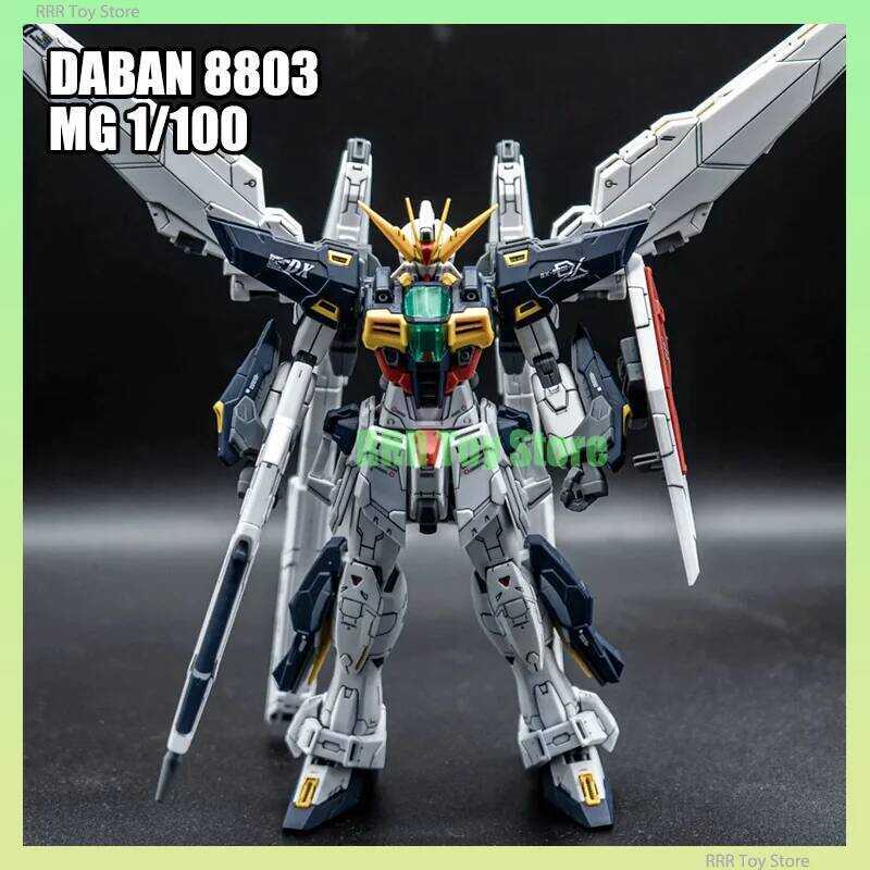 C In Stock DABAN 8803 MG 1/100 DX Double X Assembly Model Kit Gx-01 Collection Action Figures Robot