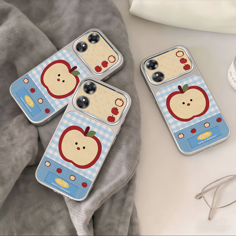 เหมาะสําหรับ OPPO A17 A17K A97 5G เคสโทรศัพท์ออกแบบใหม่รูปแบบผลไม้กันกระแทก soft Case TPDT04