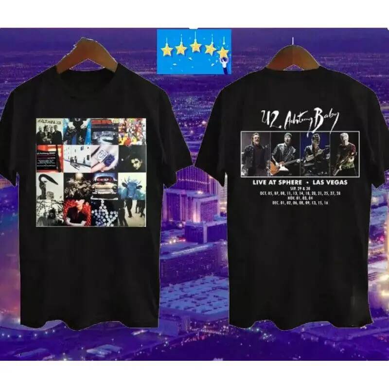 U2 Achtung Baby Live ที่ Sphere Las Vegas Tour 2023 T เสื้อ Rock Band Concert