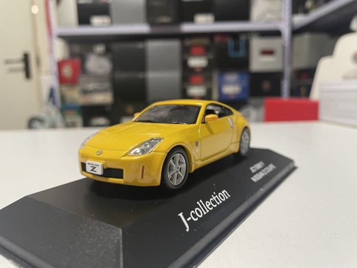 1: 43 JC Jingshang Nissan Nissan Fairlady 350Z 2005 Z33 รถรุ่นสีเหลือง