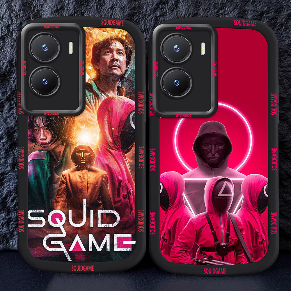 อ่อนนุ่มเคสโทรศัพท์หรับ VIVO Y01A Y01 Y15S Y15A Y16 Y56 5G M30 Squid Game